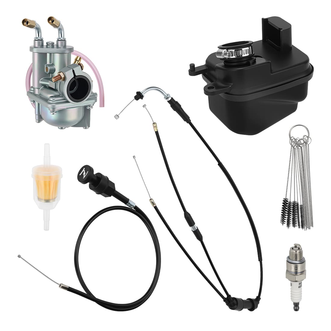 Carburetor Assy & Air Filter & Cable For Yamaha PW50 2008-2024 5PG-14101-11-00