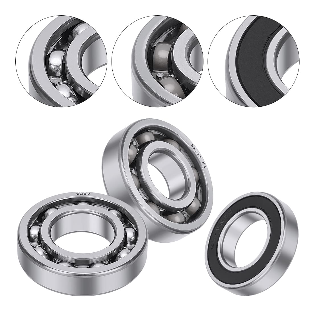 Rear Differential Bearing Seal Kit For Honda Rancher 420 Rubicon 500 520 2015-2024