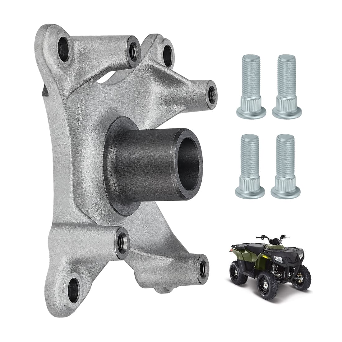 Rear Left/Right Hub & Bolts For Polaris Sportsman 300 400 HO Hawkeye 300 2006 & 2008-2011