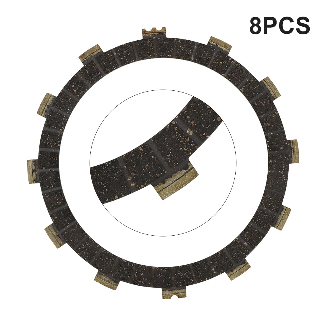 Heavy Duty Clutch Friction Steel Plates w/Spring Bolt For Yamaha YZ250 2002-2024