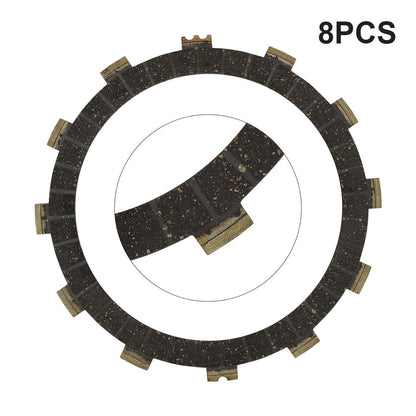 Heavy Duty Clutch Friction Steel Plates w/Spring Bolt For Yamaha YZ250 2002-2024