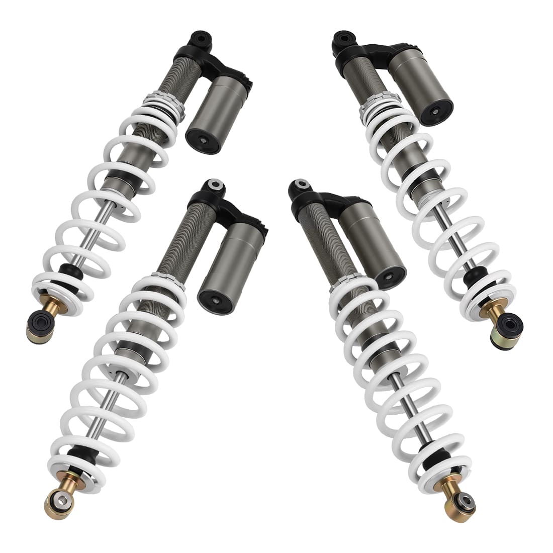 Front & Rear Air Shocks Absorbers For Polaris RZR 800 S 2009-2012 7043422 7043419