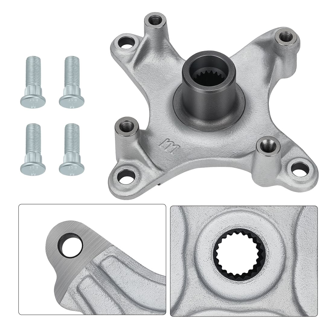 Rear Left/Right Hub & Bolts For Polaris Sportsman 300 400 HO Hawkeye 300 2006 & 2008-2011