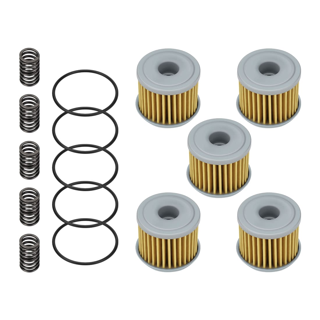 5PCS Oil Filter With O-Ring Spring For Honda CRF150R CRF250 CRF450 TRX450R/ER 2002-2024 15412-MEN-671