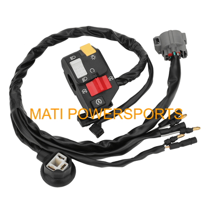 Handlebar Key Starter Relay Switch Kit for Honda TRX300EX 300EX Sportrax 300 1993-2006