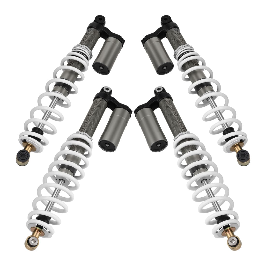 Front & Rear Air Shocks Absorbers For Polaris RZR 800 S 2009-2012 7043422 7043419