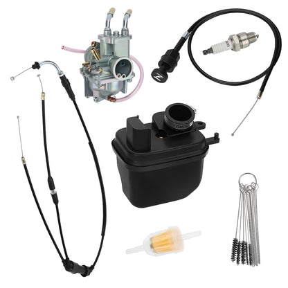 Carburetor Assy & Air Filter & Cable For Yamaha PW50 2008-2024 5PG-14101-11-00