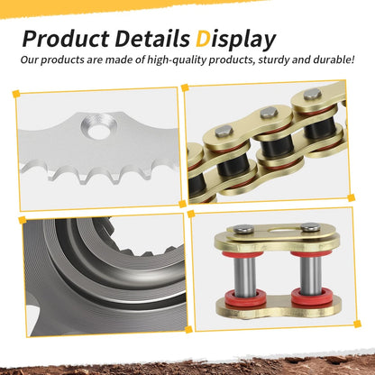 94L X-Ring Drive Chain & Drive Sprocket Assembly For Honda TRX450ER TRX450R 2006-2009