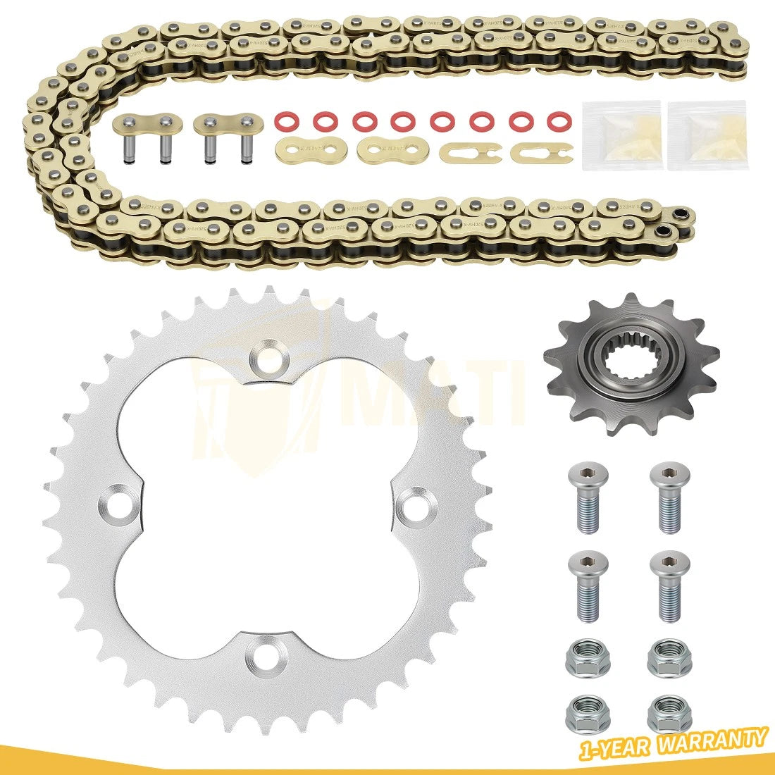 94L X-Ring Drive Chain & Drive Sprocket Assembly For Honda TRX450ER TRX450R 2006-2009