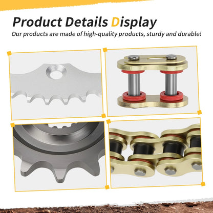 94L X-Ring Drive Chain & Drive Sprocket Assembly For Honda TRX450R 2004-2005