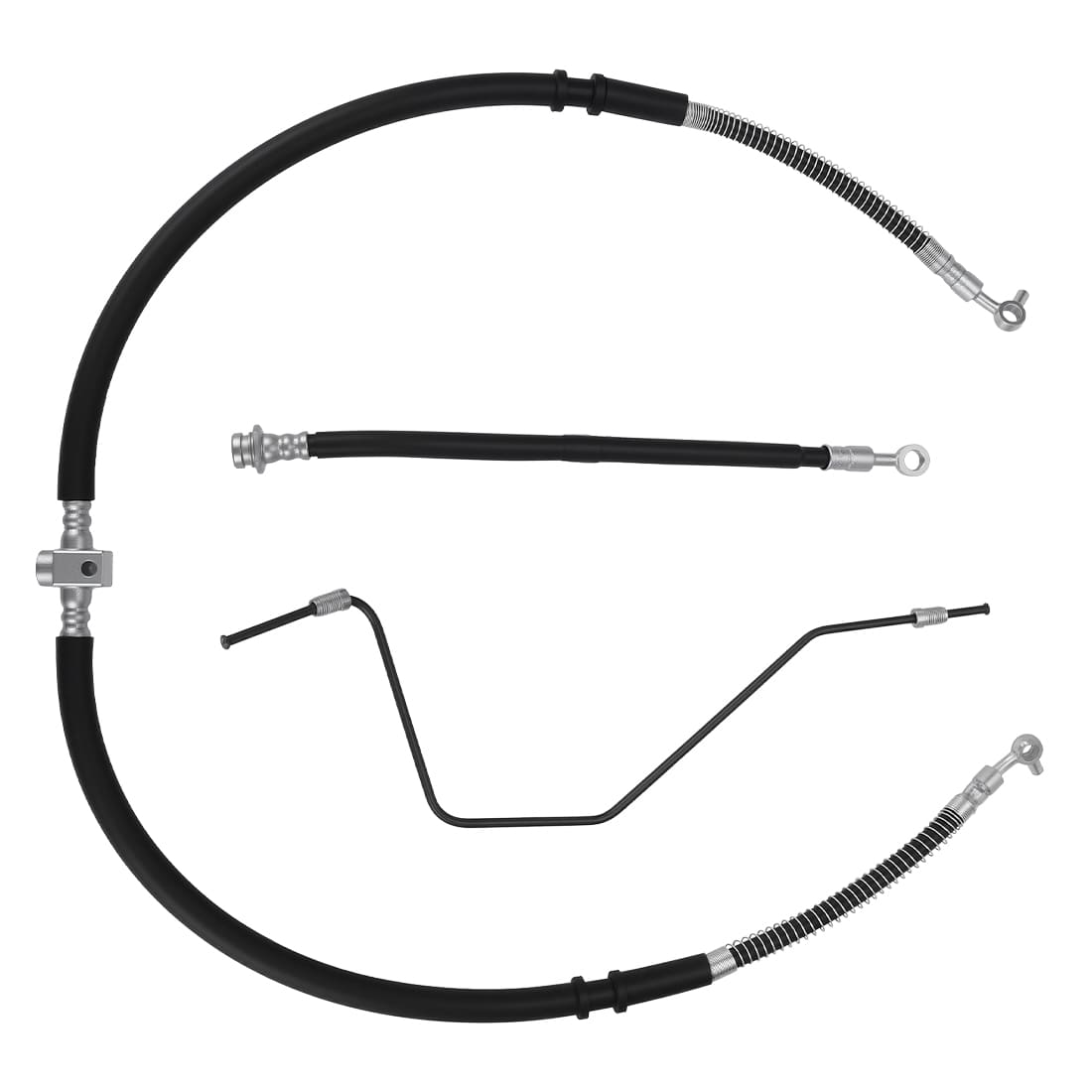Front Brake Hose Line & Pipe Kit For Yamaha Raptor YFM700R YFM700 2006-2024 1PE-F5872-00-00