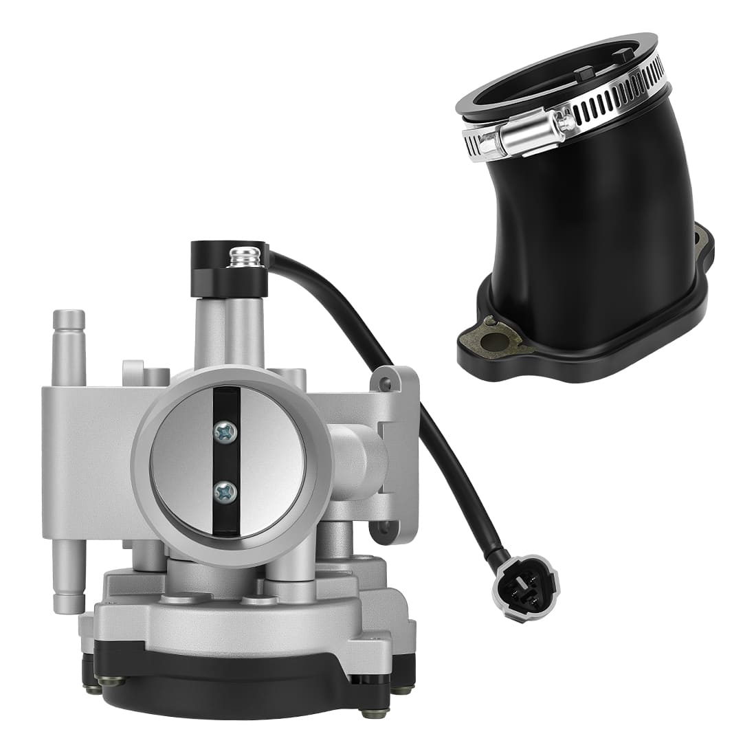 Throttle Body & Intake Manifold Adapter Boot For Polaris Ranger 700 6x6 Crew XP 2006-2009 2203925