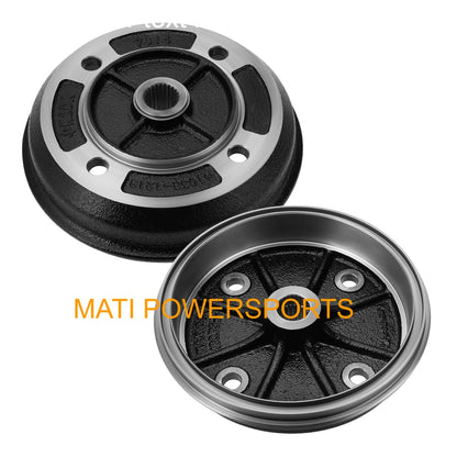 2PCS Rear Wheel Brake Drum Hub For Kawasaki KAF540 KAF620 KAF950 1990-2001 41038-1226