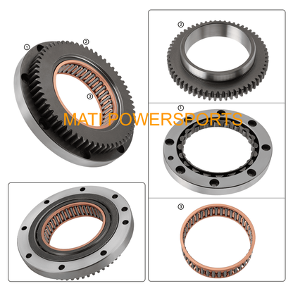 Joint d'embrayage de démarreur et d'arbre de pignon intermédiaire pour Yamaha V-Star 1100 XVS1100 XVS1100A XVS1100AT