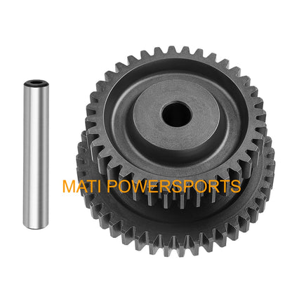 Starter Idler Shaft Gear for following Yamaha Motorcycle V-Star 1100 Custom Classic Silverado XVS1100 A AT