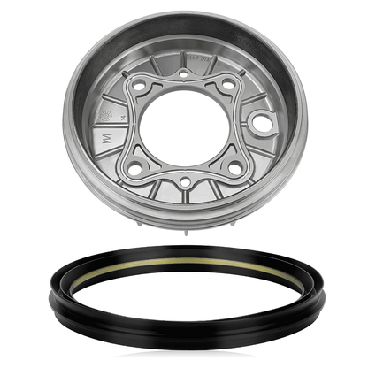 Front Brake Drum & Dust Seal For Honda Foreman 400 TRX400FW/FE/FM FourTrax 300 4x4 TRX300FW 45710-HM5-930