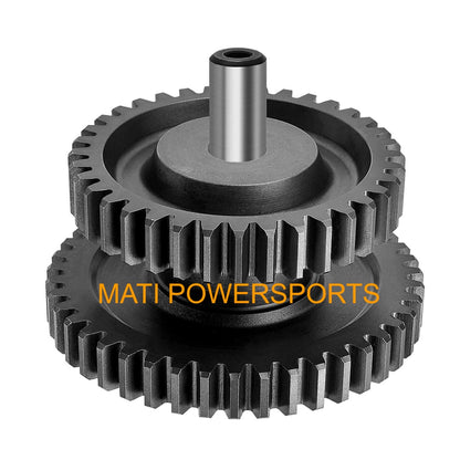 Starter Idler Shaft Gear for following Yamaha Motorcycle V-Star 1100 Custom Classic Silverado XVS1100 A AT