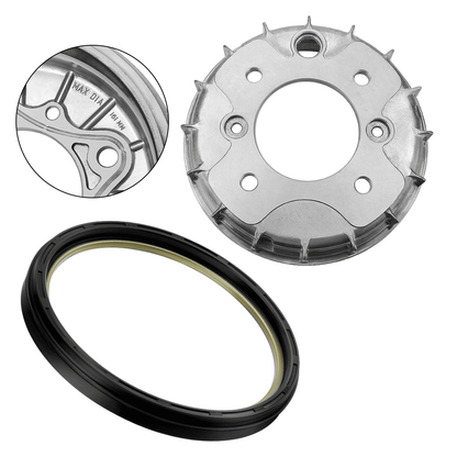 Front Brake Drum & Dust Seal For Honda Foreman 400 TRX400FW/FE/FM FourTrax 300 4x4 TRX300FW 45710-HM5-930