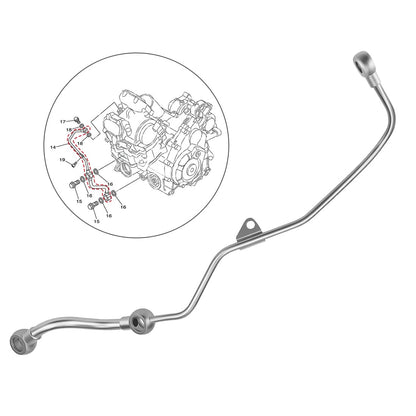 Cylinder Pipe Delivery For Yamaha Grizzly Rhino Viking Kodiak 550 700 YFM550 YFM700 YXR700F YXM700 YXC700 YFM700K 2007-2024 3B4-13171-00-00