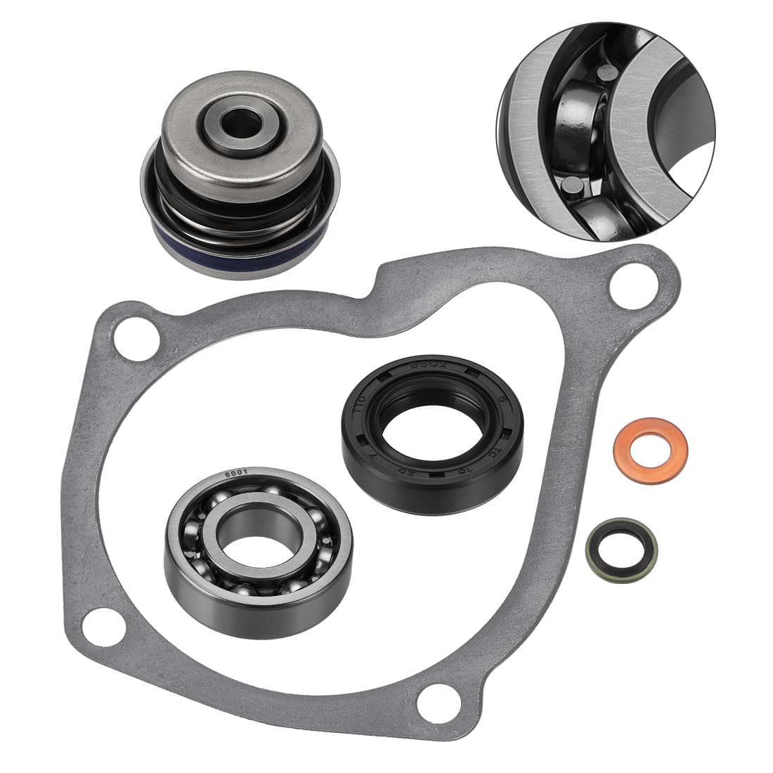 Water Pump Seal Rebuild Kit For Polaris Sportsman Scrambler Magnum Ranger 400 425 450 500 1995-2014 3084837