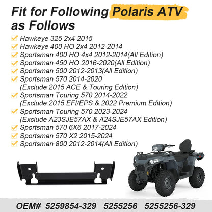 Front Rack Pivot Bracket For Polaris Hawkeye Sportsman 325 400 450 500 570 800 2012-2025 5259854-329
