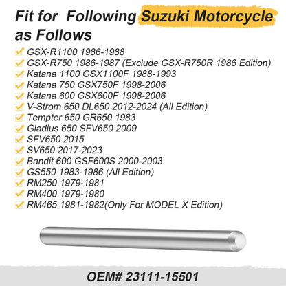 Left Clutch Push Rod For Suzuki Katana V-Strom 600 650 750 1100 GSX1100F SV650 RM250 1979-2024 23111-15501
