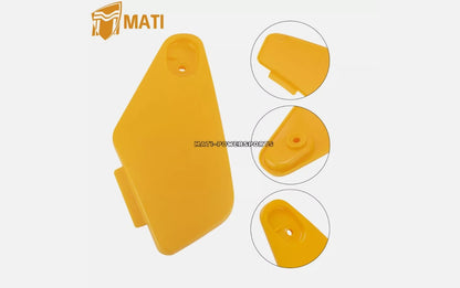 Storage Box Cover Yellow & Stud Lock Pin Kit for Honda Rancher 350 TRX350FE/FM/TE/TM 2004 2005 2006