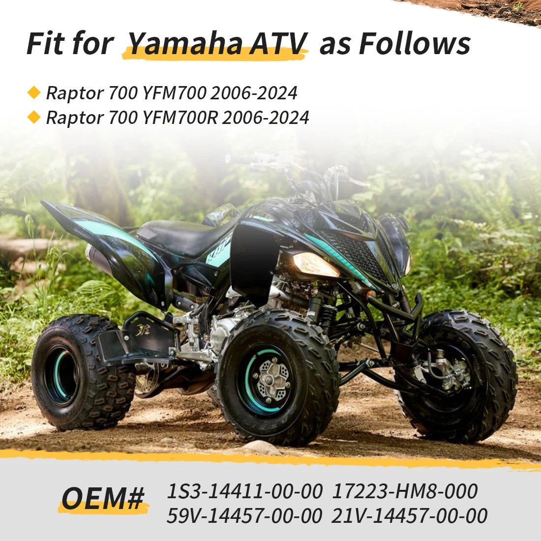 Air Filter Box For Yamaha Raptor 700 YFM700 2006-2024 1S3-14411-00-00