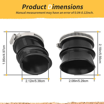 Air Box to Carburetor Tubes Boots & Clamp For Honda CB750F CB750C K L 1979-1983 17253-425-000