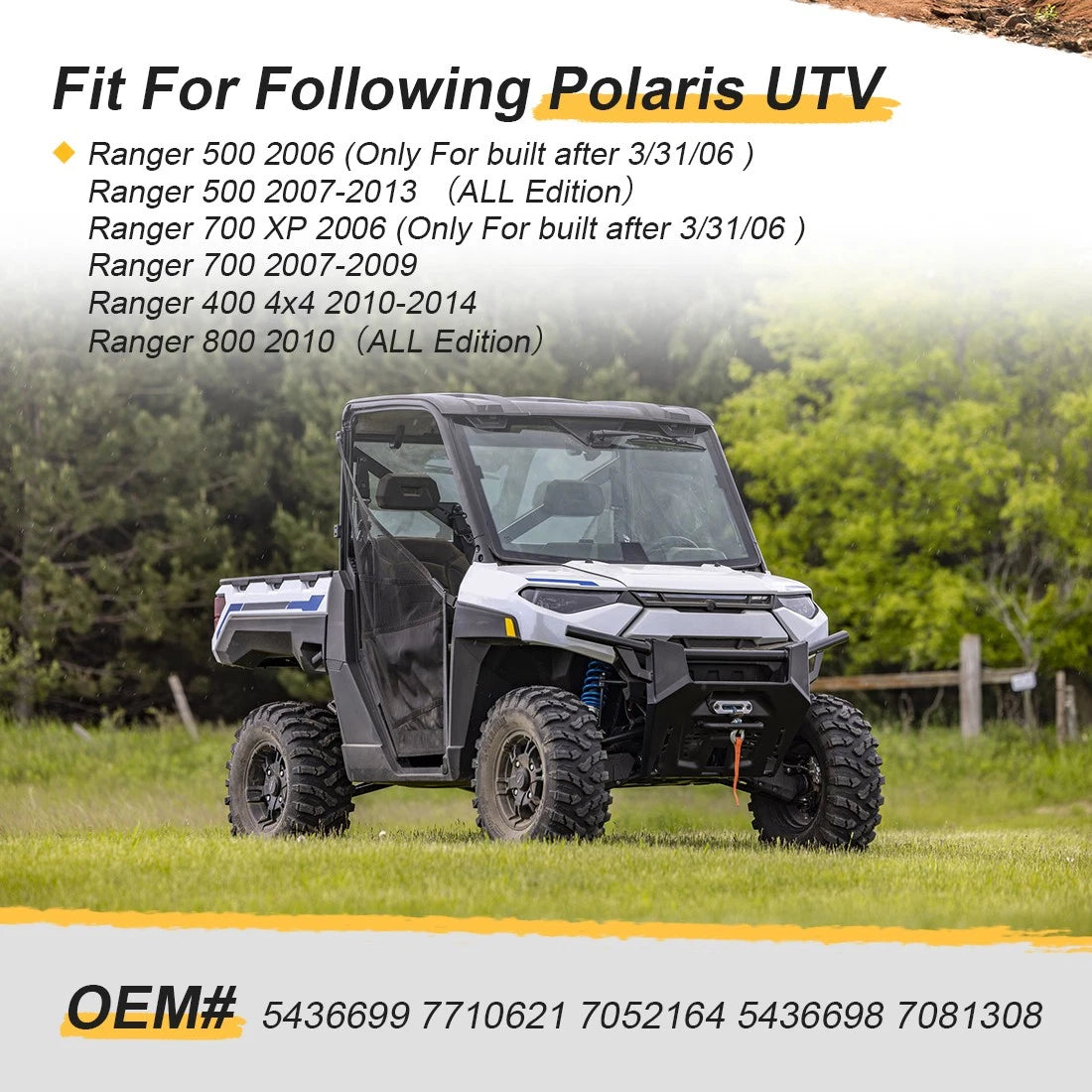 Airbox Intake Air Filter Kit For Polaris Ranger 500 400 700 800  2007- 2013 5436698 7081308