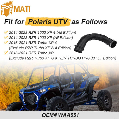 Luftansaugstiefel für Polaris Ranger 500 425 2x4 4x4 6x6 2001-2009 5411976 5413062