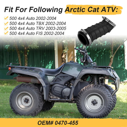 Air Intake Boot to Carb Boot For Arctic Cat 500 4x4 Auto 2002-2005 0470-455