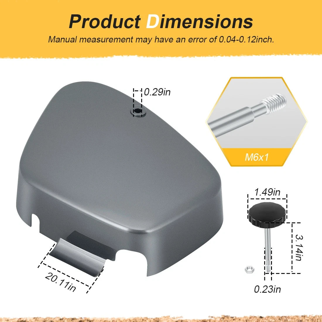 Right Side Battery Box Cover w/ Bolt For Honda CT90 CT110 C70M CA100 CA102 CA105 CT200 1963-1986 83600-102-000CB