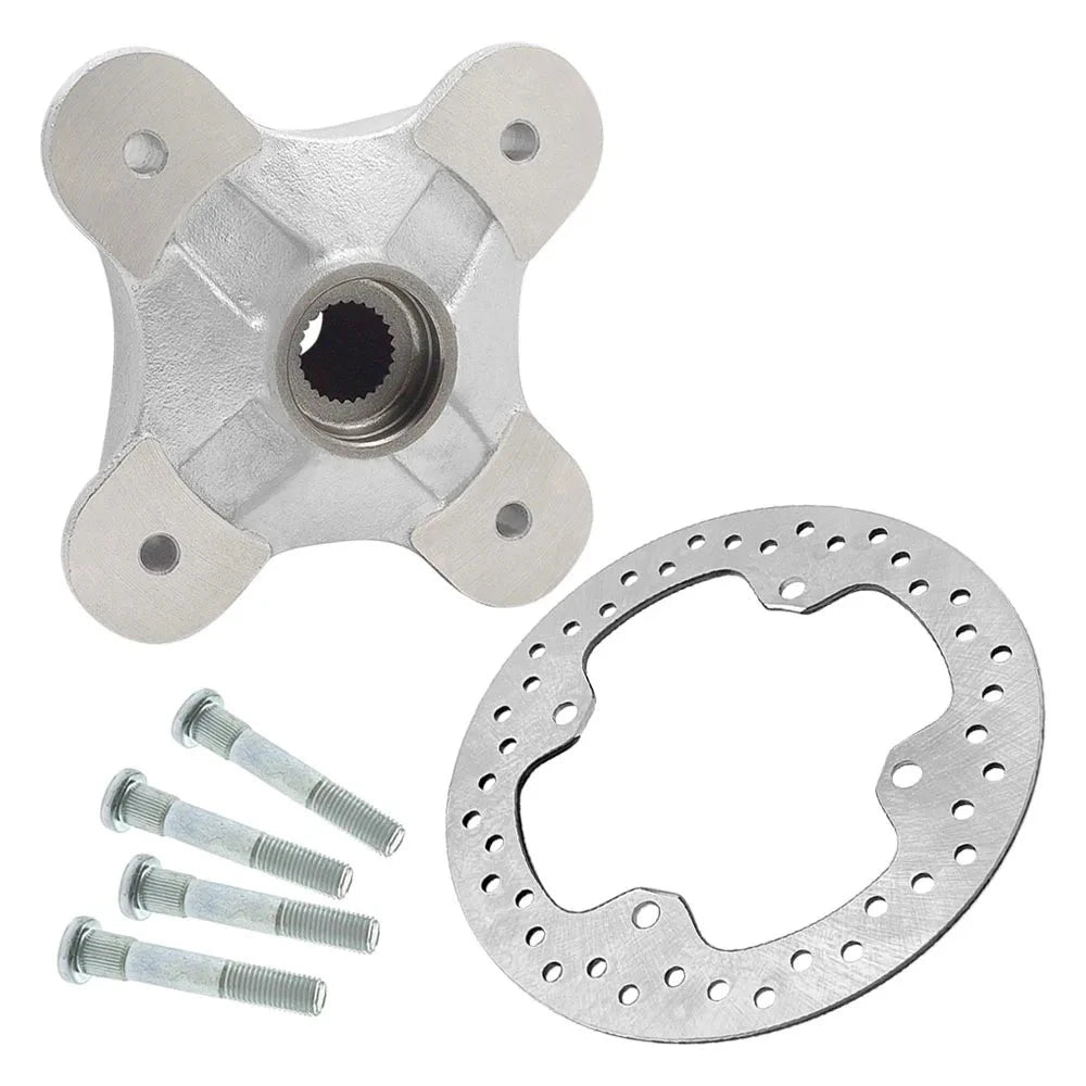 Brake Rotor & Rear Wheel Hub & Studs for Polaris Sportsman 550 850 1000 Scrambler 850 1000 MPN: 5136946 5136295 5250205 7518671 7521329 Mati Powersports