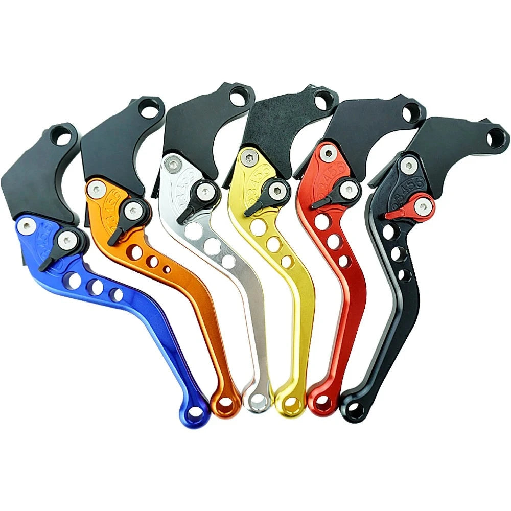 CNC Motorcycle Brake Clutch Levers Adjust Clutch Lever Short Brake Handle High Quality for Yamaha Honda Motorbike Modification Mati Powersports