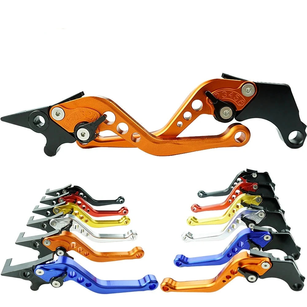 CNC Motorcycle Brake Clutch Levers Adjust Clutch Lever Short Brake Handle High Quality for Yamaha Honda Motorbike Modification Mati Powersports