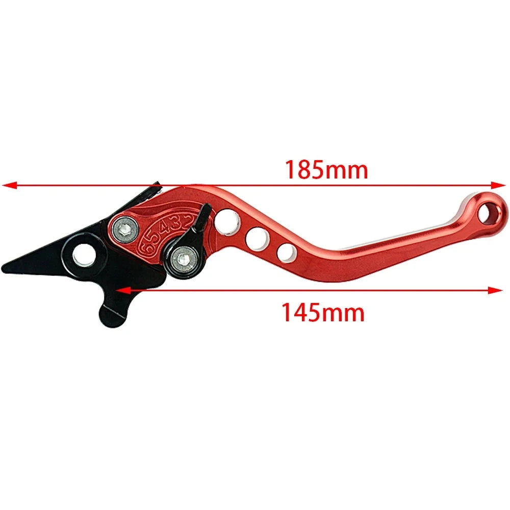 CNC Motorcycle Brake Clutch Levers Adjust Clutch Lever Short Brake Handle High Quality for Yamaha Honda Motorbike Modification Mati Powersports