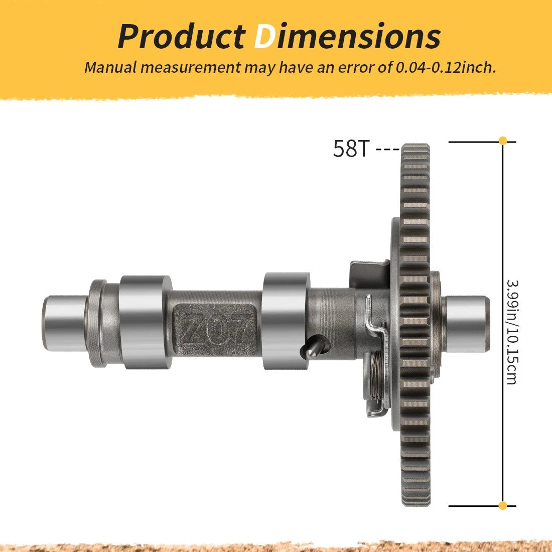 Camshaft Assembly For Yamaha G21A G22A G23A G27A G28A YDRA YTF1A YTF2A DR2A YXP700A YXP1000A JR7-12170-00-00 JR7-12180-10-00