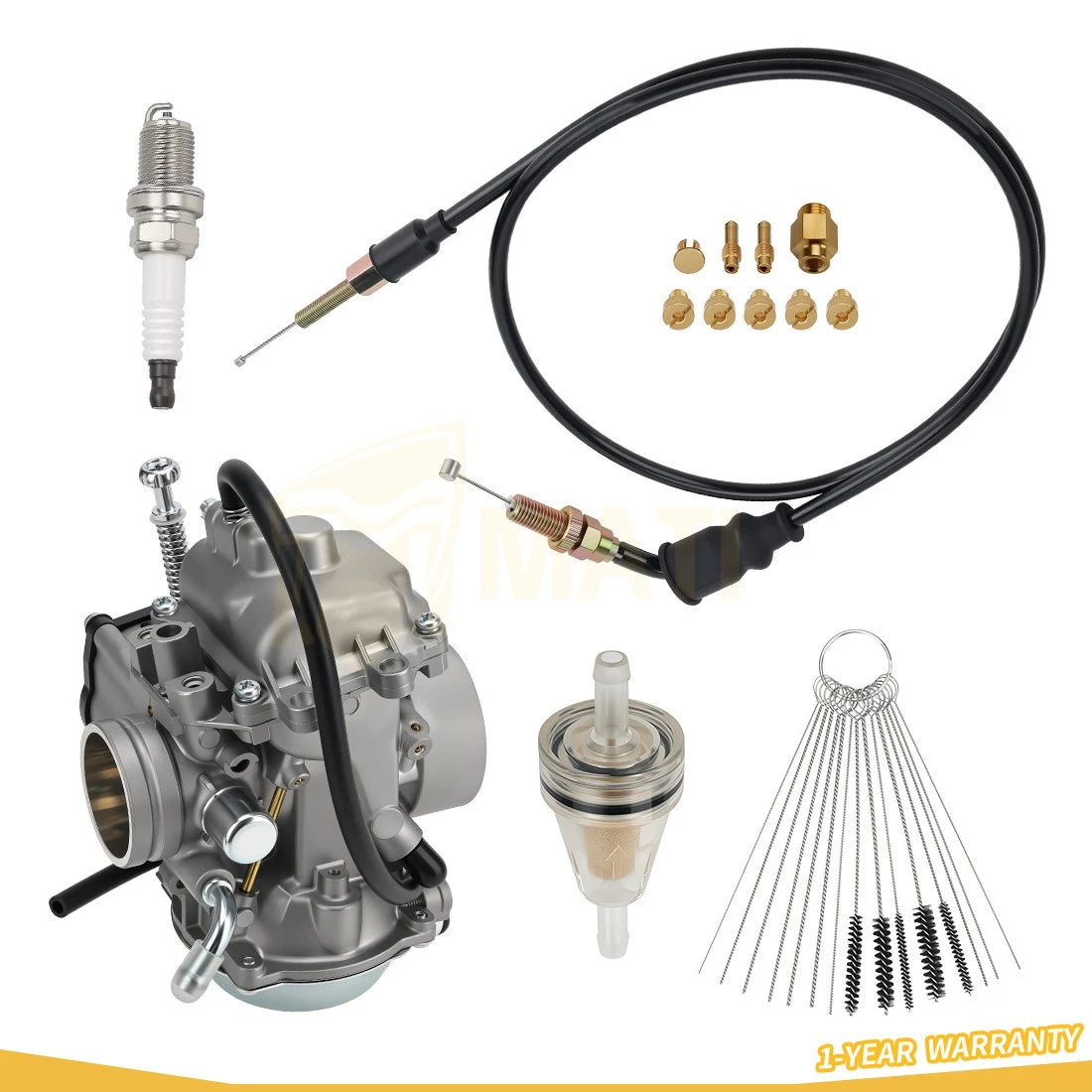 Carburetor & Throttle Cable For Polaris Magnum 425 2x4/4x4 1995-1998 3130500 7080599