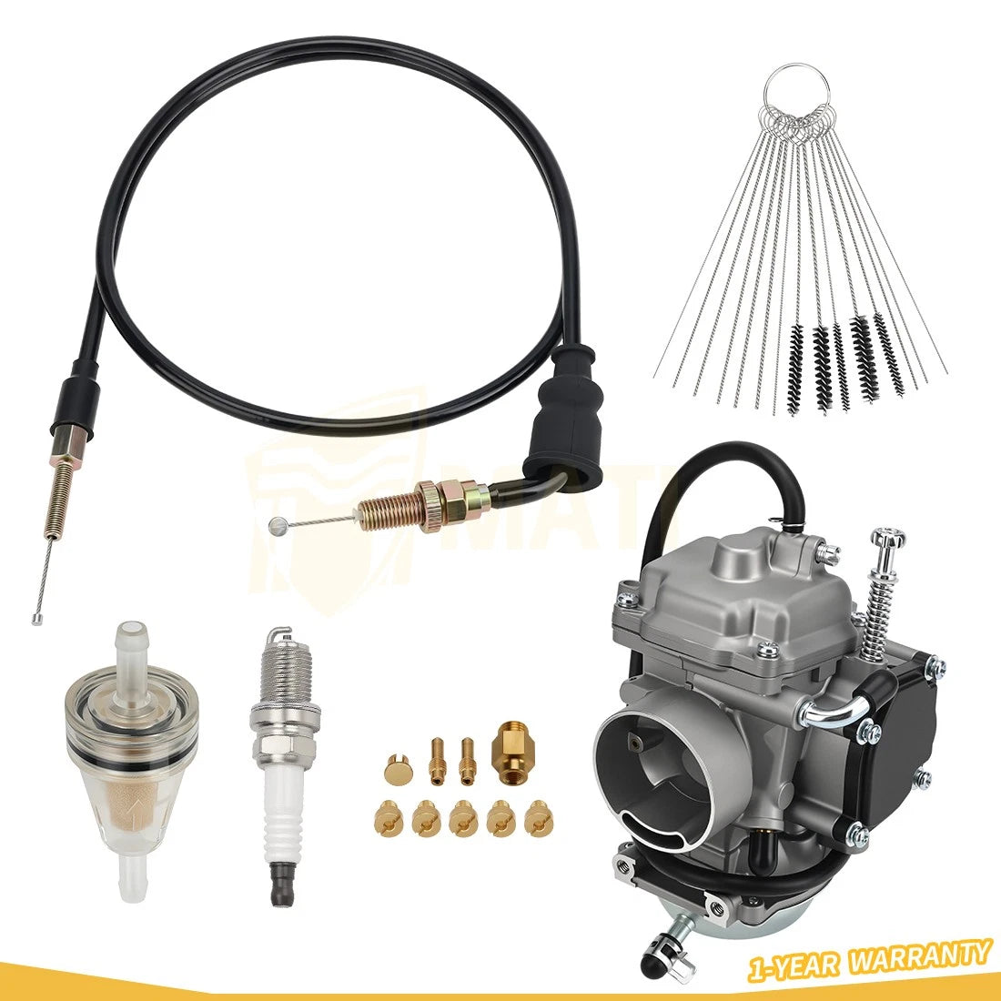 Carburetor & Throttle Cable For Polaris Magnum 425 2x4/4x4 1995-1998 3130500 7080599