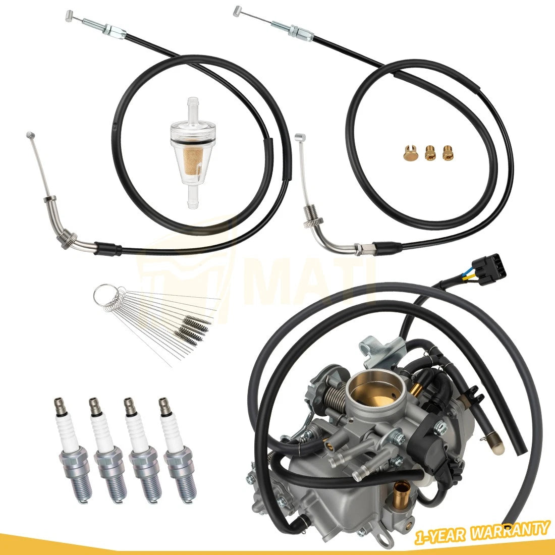 Carburetor Assembly & Throttle Cable For Honda VT750C VT750CA Shadow Aero 750 2004-2009 16100-MEG-033