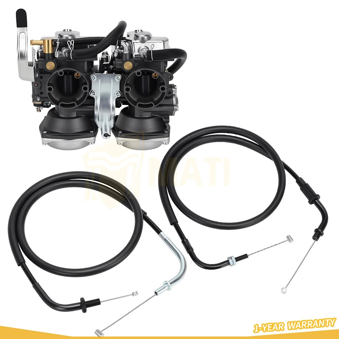 Carburetor Carb & Throttle Cable For Yamaha Virago 535 XV535 1995-2000 3JC-14901-40-00