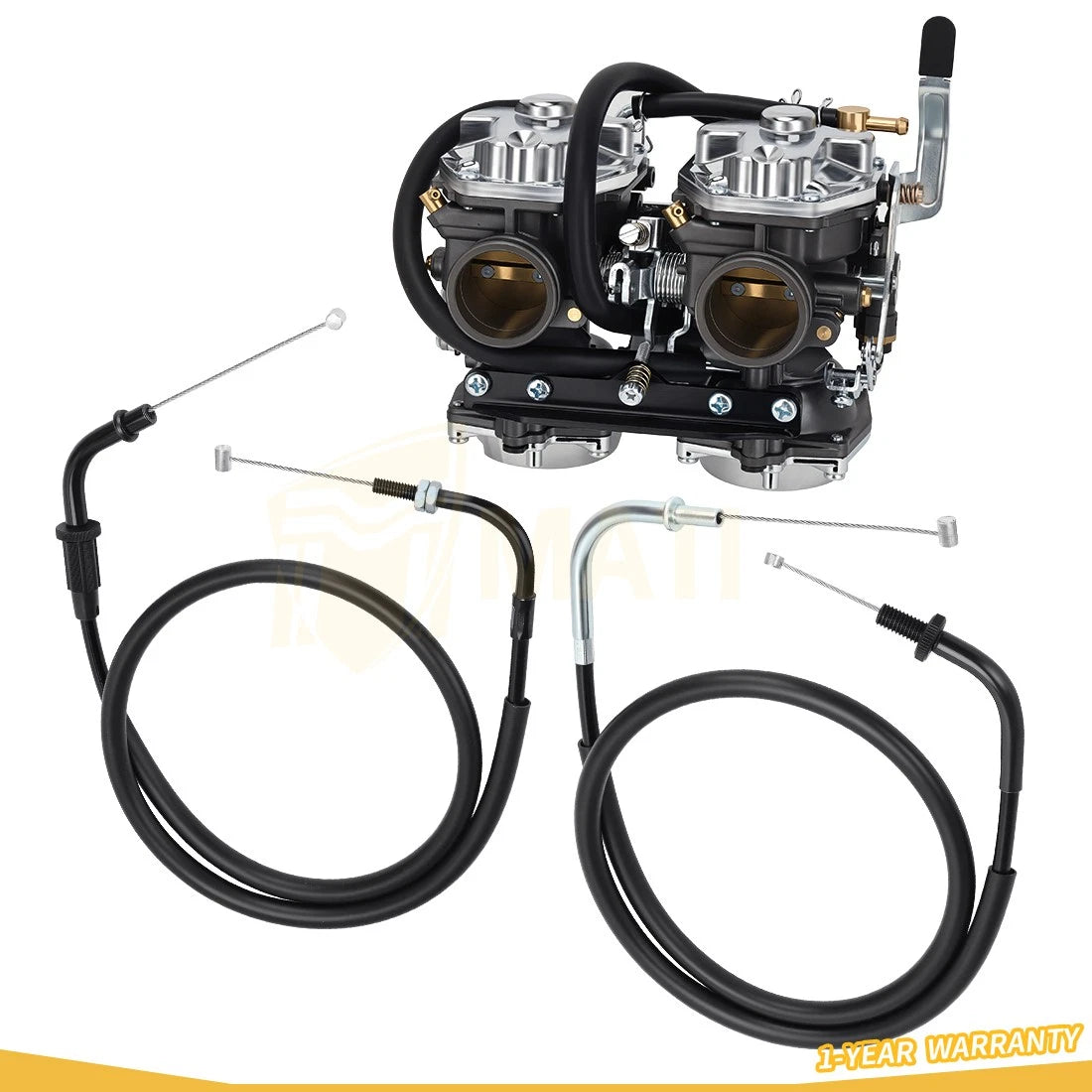 Carburetor Carb & Throttle Cable For Yamaha Virago 535 XV535 1995-2000 3JC-14901-40-00