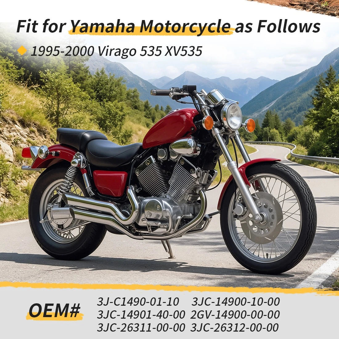 Carburetor Carb & Throttle Cable For Yamaha Virago 535 XV535 1995-2000 3JC-14901-40-00