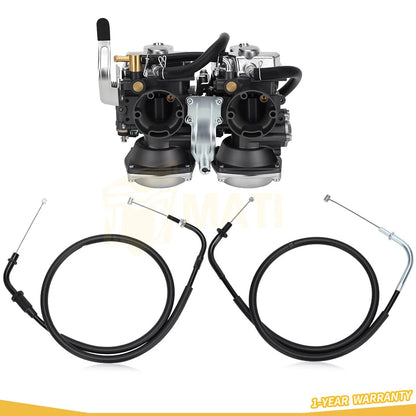 Carburetor Carb & Throttle Cable For Yamaha Virago 535 XV535 1995-2000 3JC-14901-40-00