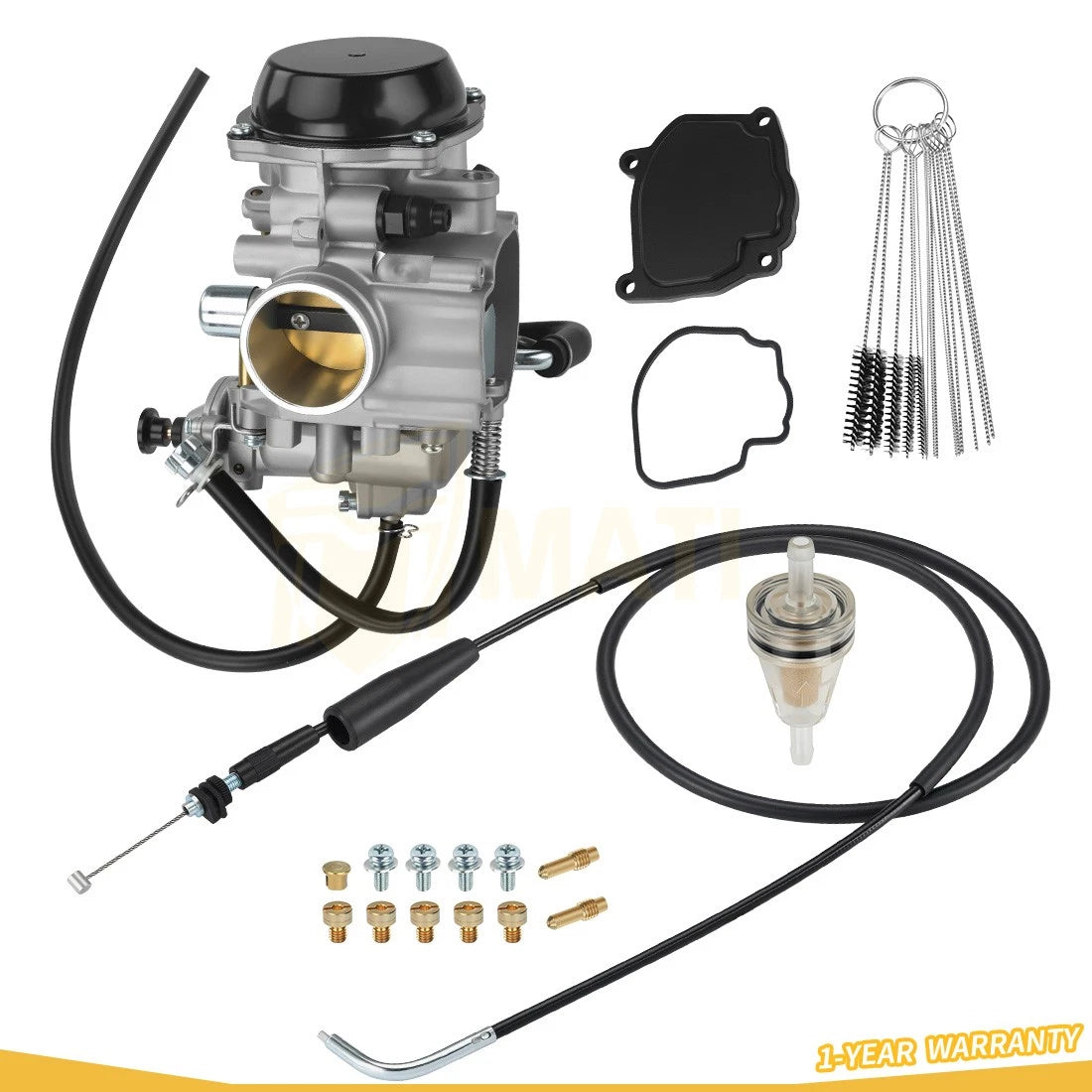 Carburetor & Throttle Cable For Arctic Cat 500 400 1998-2001 0470-361 0487-001