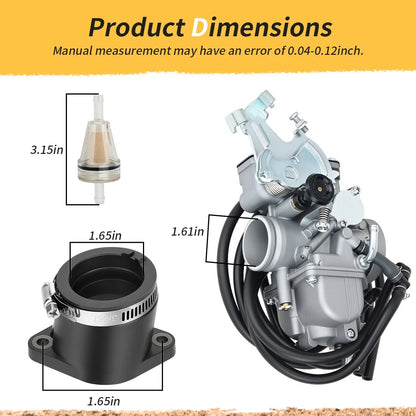 Carburetor Set Fits Yamaha TTR250 1999-2006 5GF-14301-01-00