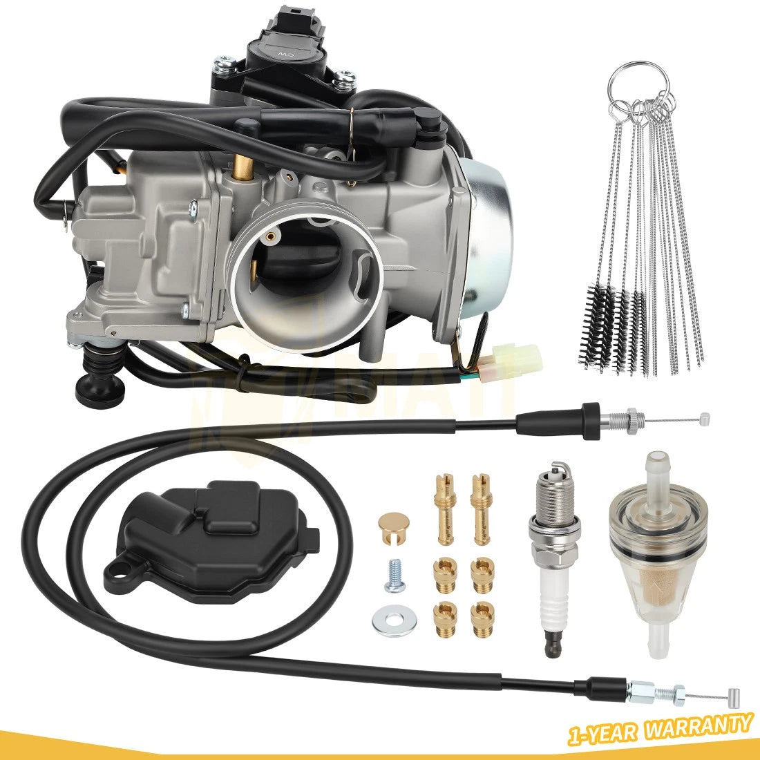 Carburetor Assembly w/ Throttle Cable For Honda Rubicon 500 TRX500FA/FGA/FPA 2005-2014 17910-HP0-A00