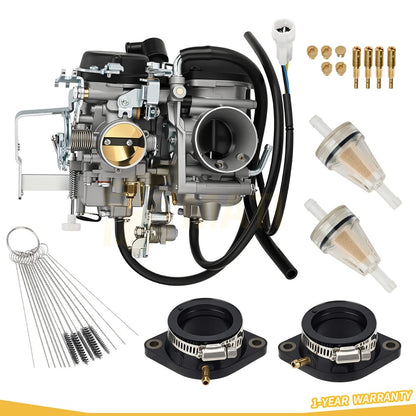 Carburetor & Intake Boot For Yamaha V-Star 1100 XVS1100 XVS1100A XVS1100AT 1999-2005 5EL-14900-21-00
