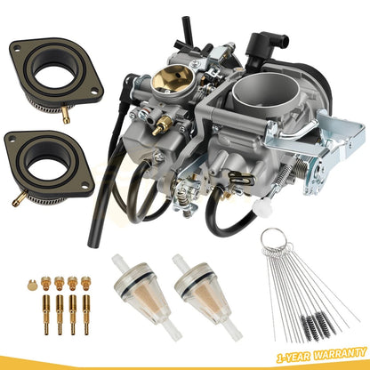 Carburetor & Intake Boot For Yamaha V-Star 1100 XVS1100 XVS1100A XVS1100AT 1999-2005 5EL-14900-21-00